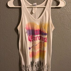 gently used fringe tank top